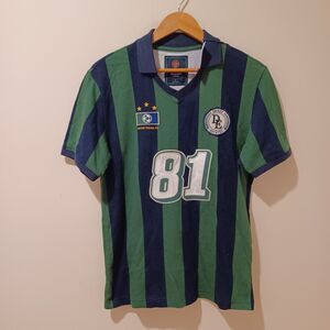 NWT Abercrombie /Danzy Design Studio Vol. 28 Danzy Soccer Rugby Jersey Polo S